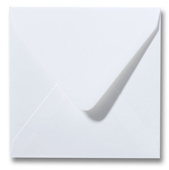 Regenachtig fax Regenjas Envelop 15 x 15 cm Gebroken Wit