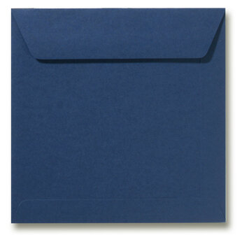 Envelop 17 x 17 cm Donkerblauw - ACTIE 