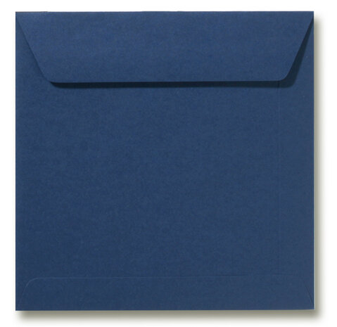 Envelop 17 x 17 cm Donkerblauw - ACTIE 