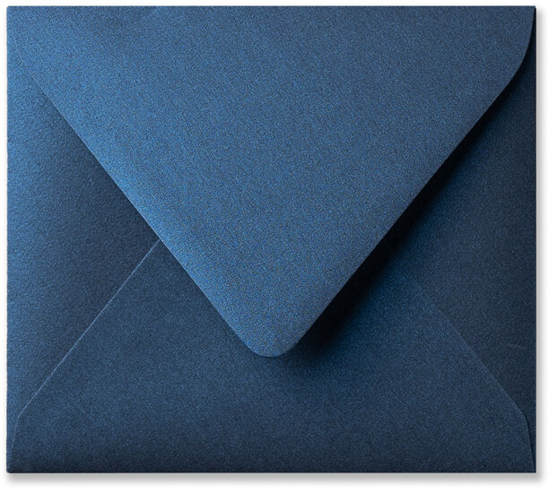 Envelop 12,5 x 14 cm Metallic Midnight Blue